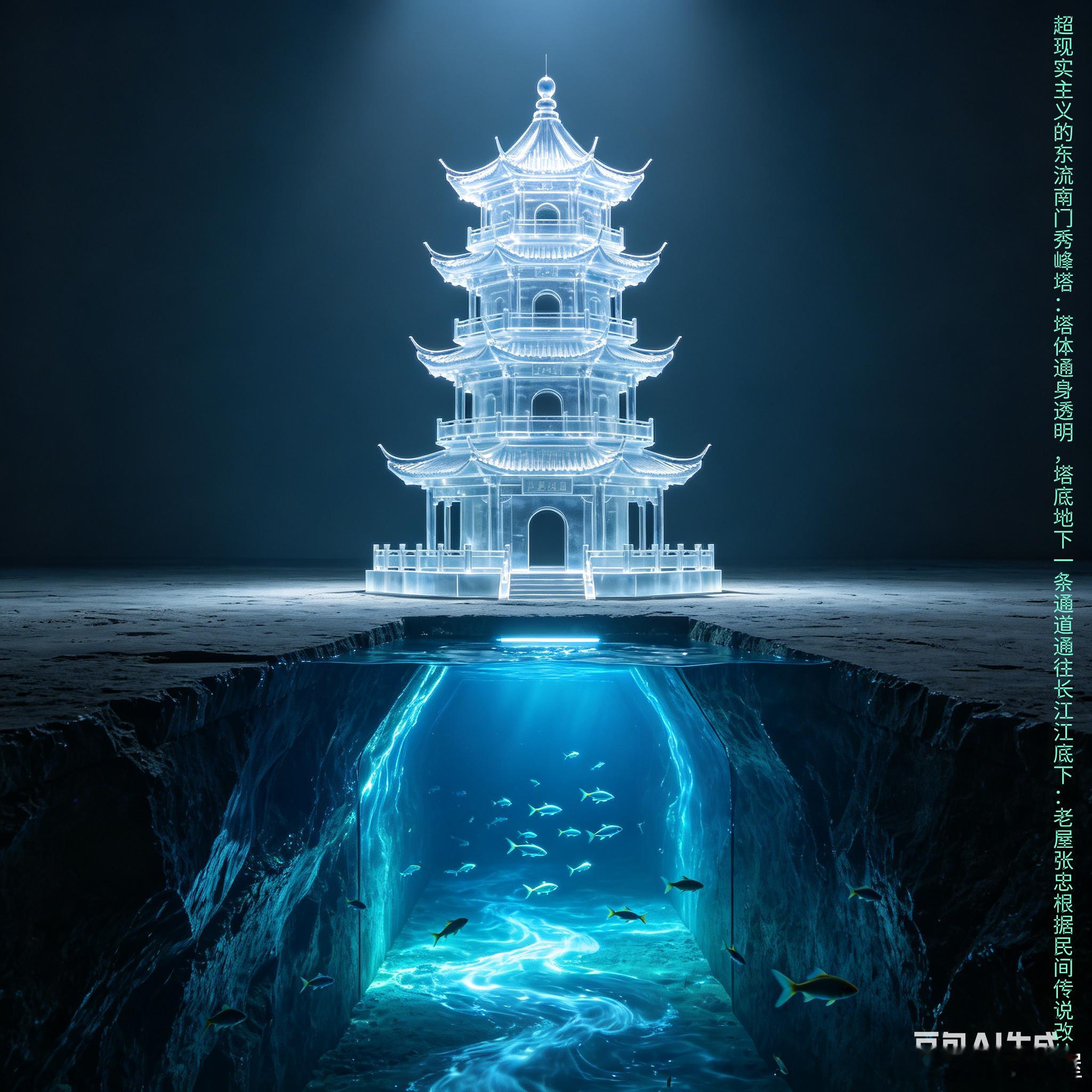 超现实主义的东流双塔艺术老屋张忠首创超现实主义艺术作品——南门1-4号/北门1-