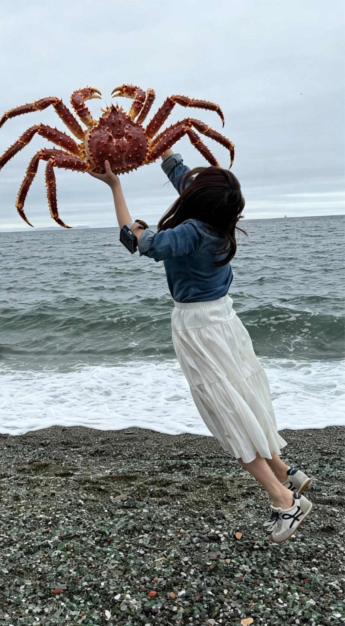 假期上能摘月🌙，下能捉蟹🦀
[捂脸][捂脸][捂脸]欢乐国庆节
