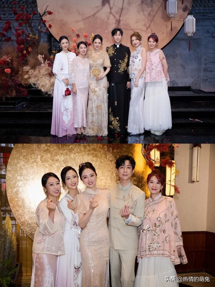 佟丽娅发文晒董璇和张维伊婚礼
一路走来，我们见证了彼此太多，互为彼此的依靠与底气