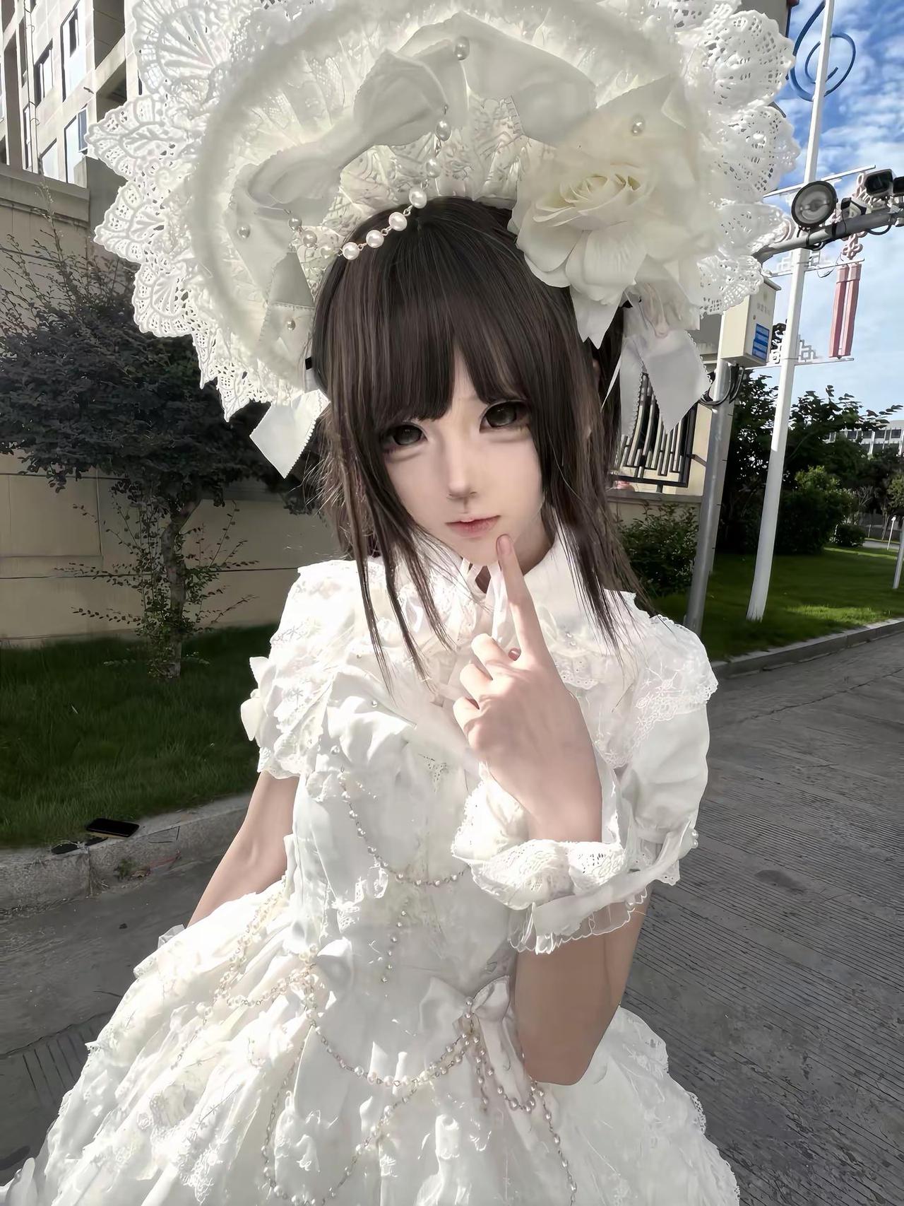 我存在的意义就是想接住你的眼泪呀 甜豆豆假发 昭和doll