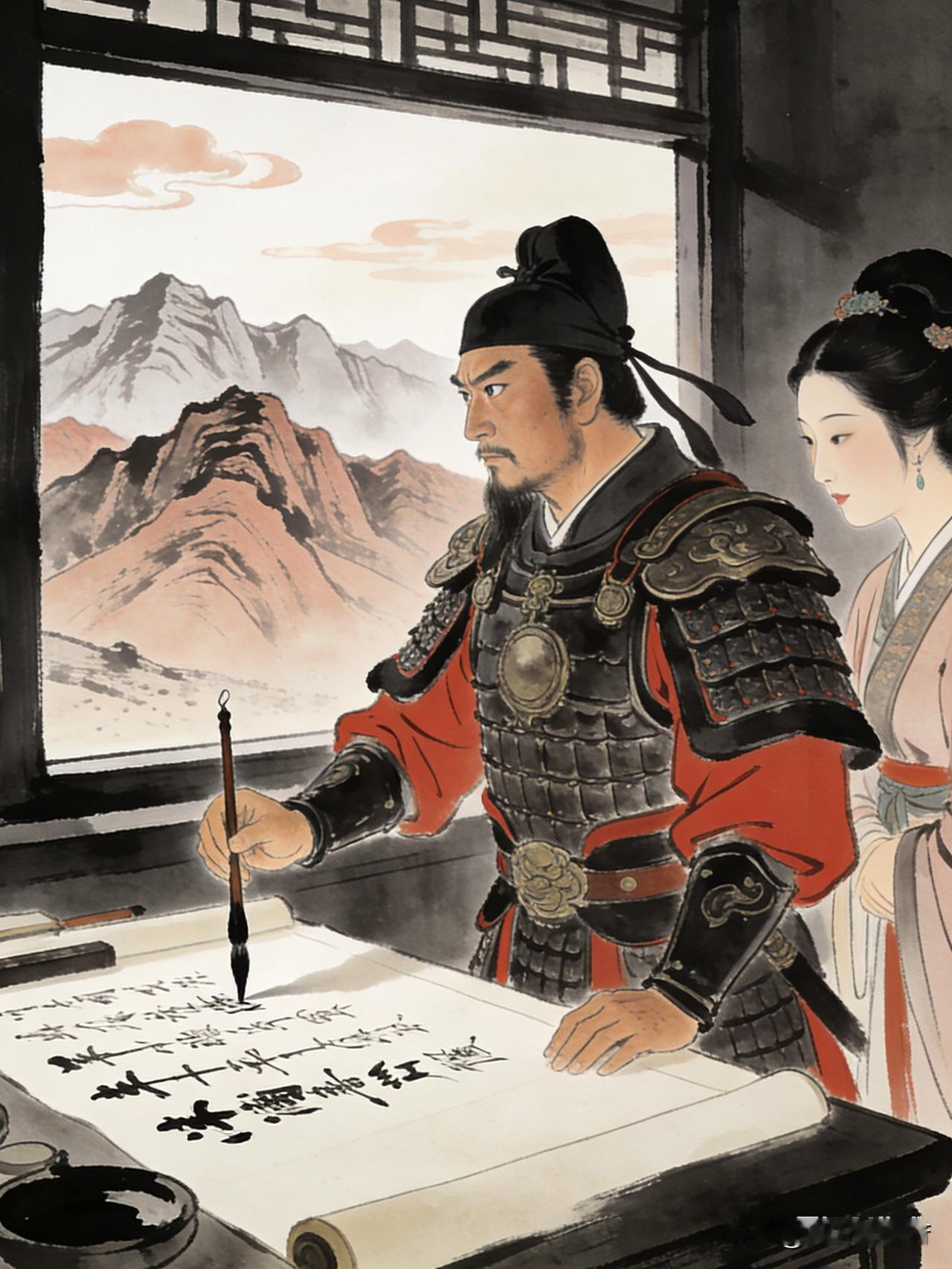 岳飞创作千古名篇《满江红》