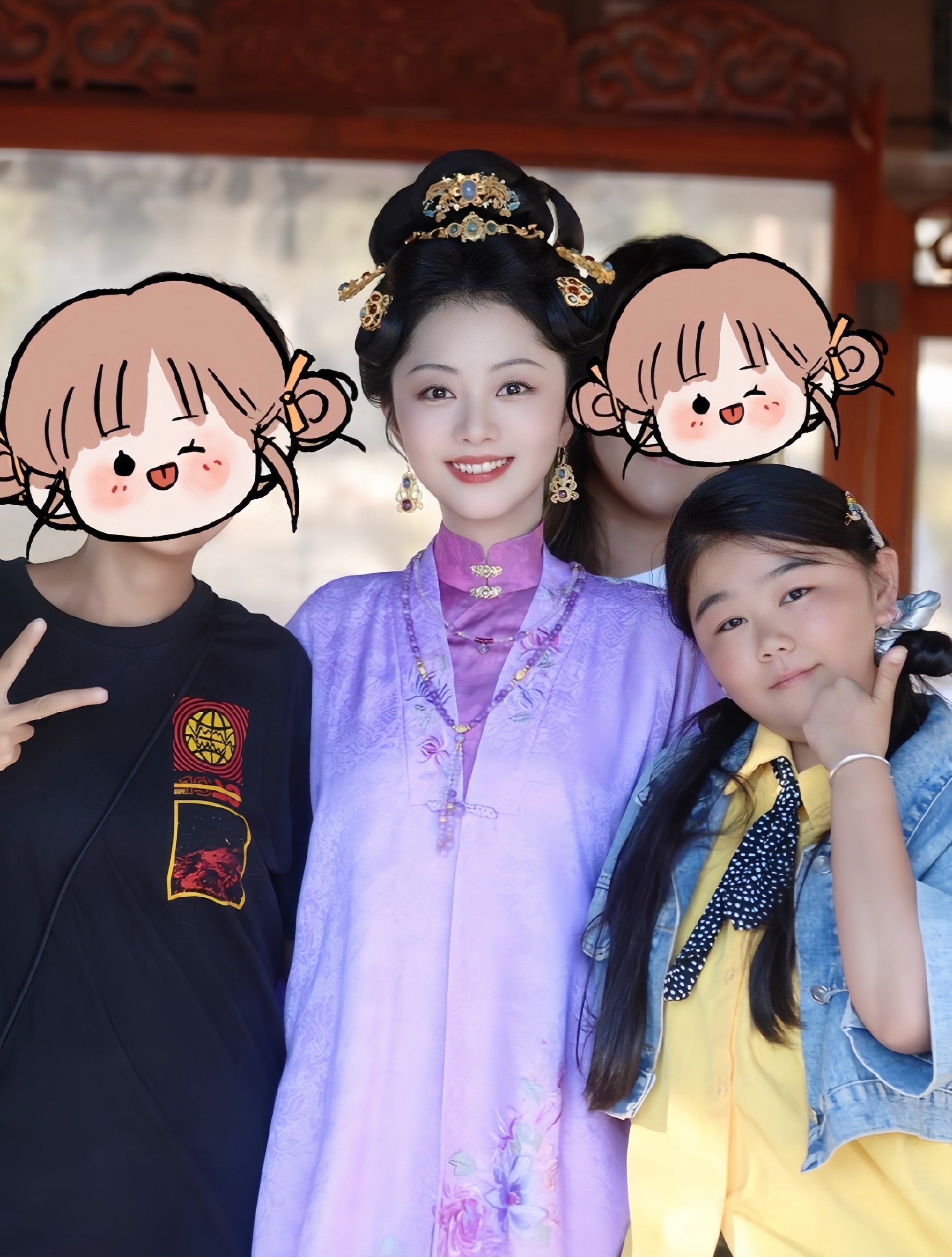 没有见过的一张照片也，谭松韵好美啊[奶牛猫] ​​​