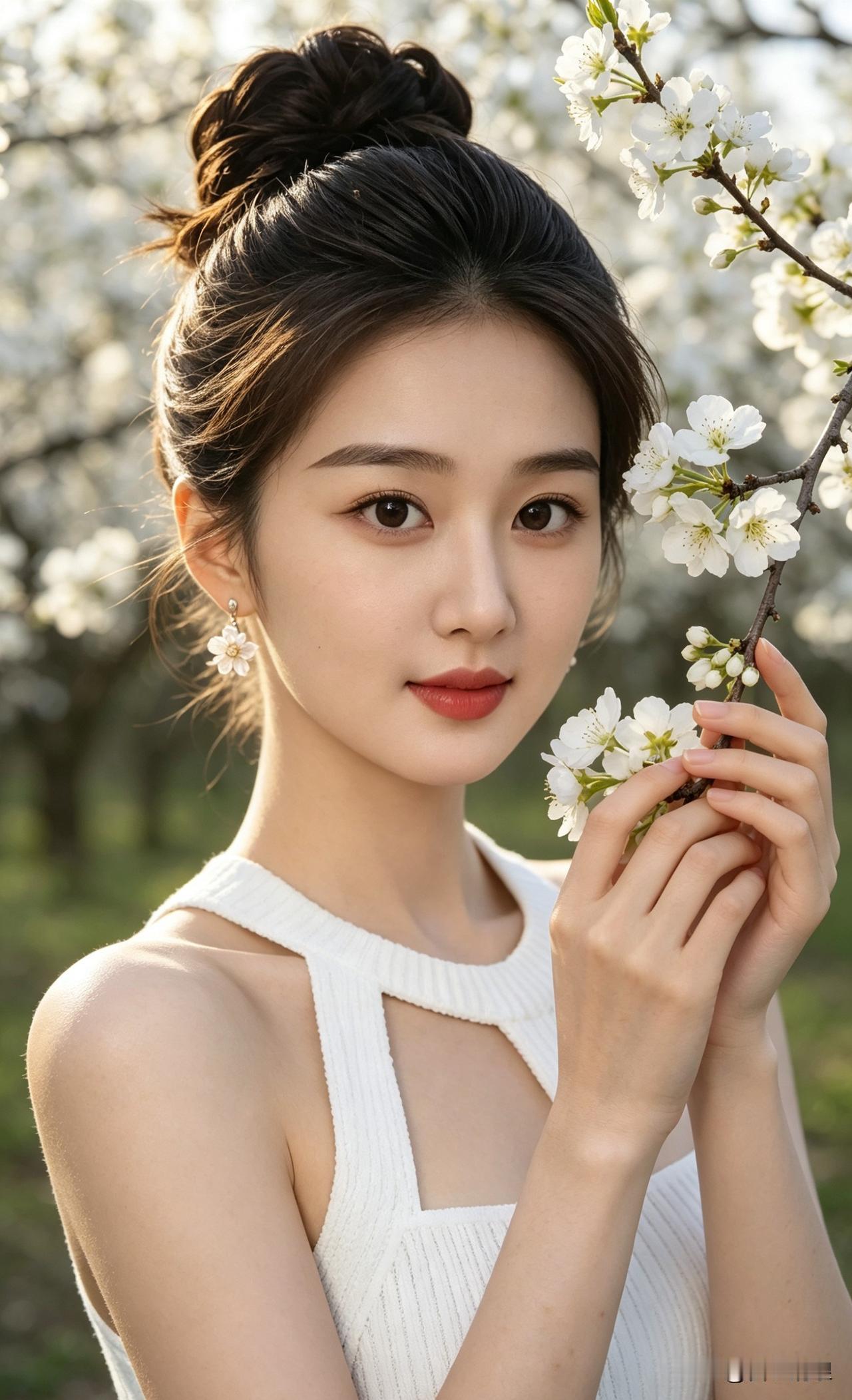 周末拒绝内卷，本美女独自来蹭春日赏花热度。别人带男友带搭子，我只带了个没电的充电