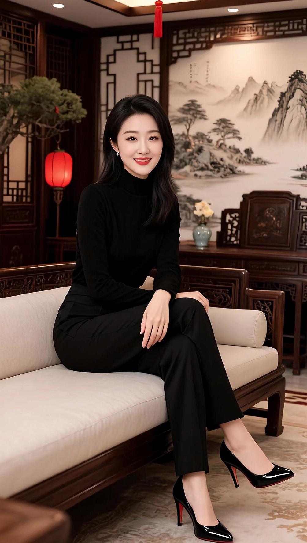 AI中式优雅写真 抖音ai创作