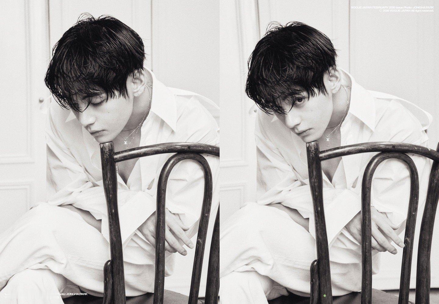 金泰亨 x CELINE请欣赏日版VOGUE二月刊这组佳作的排版从人选、拍摄、成