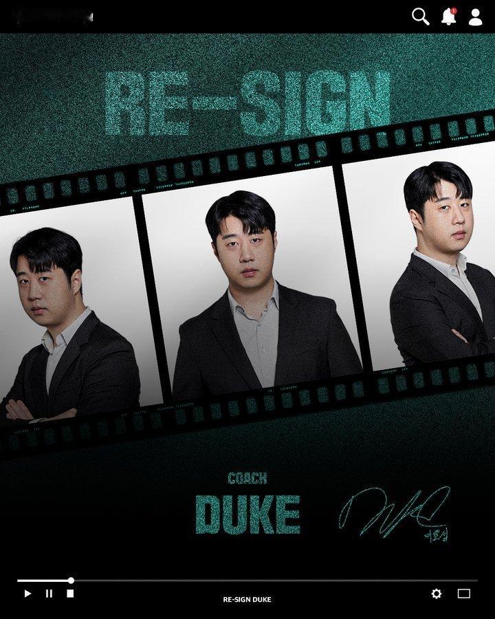 BRO官宣Duke教练续约