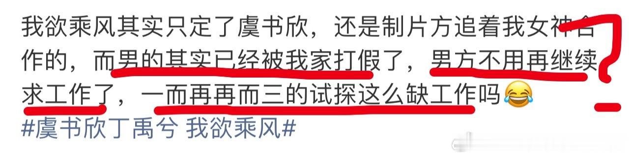 虞书欣丁禹兮 我欲乘风这个剧一直蹭丁禹兮热度，某家粉丝还开始ZY了，丁禹兮很忙，