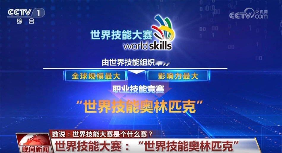肖战见证梦想战放点亮技能之光技能奥林匹克，和奥运会、世界杯并称为世界三大技能赛事
