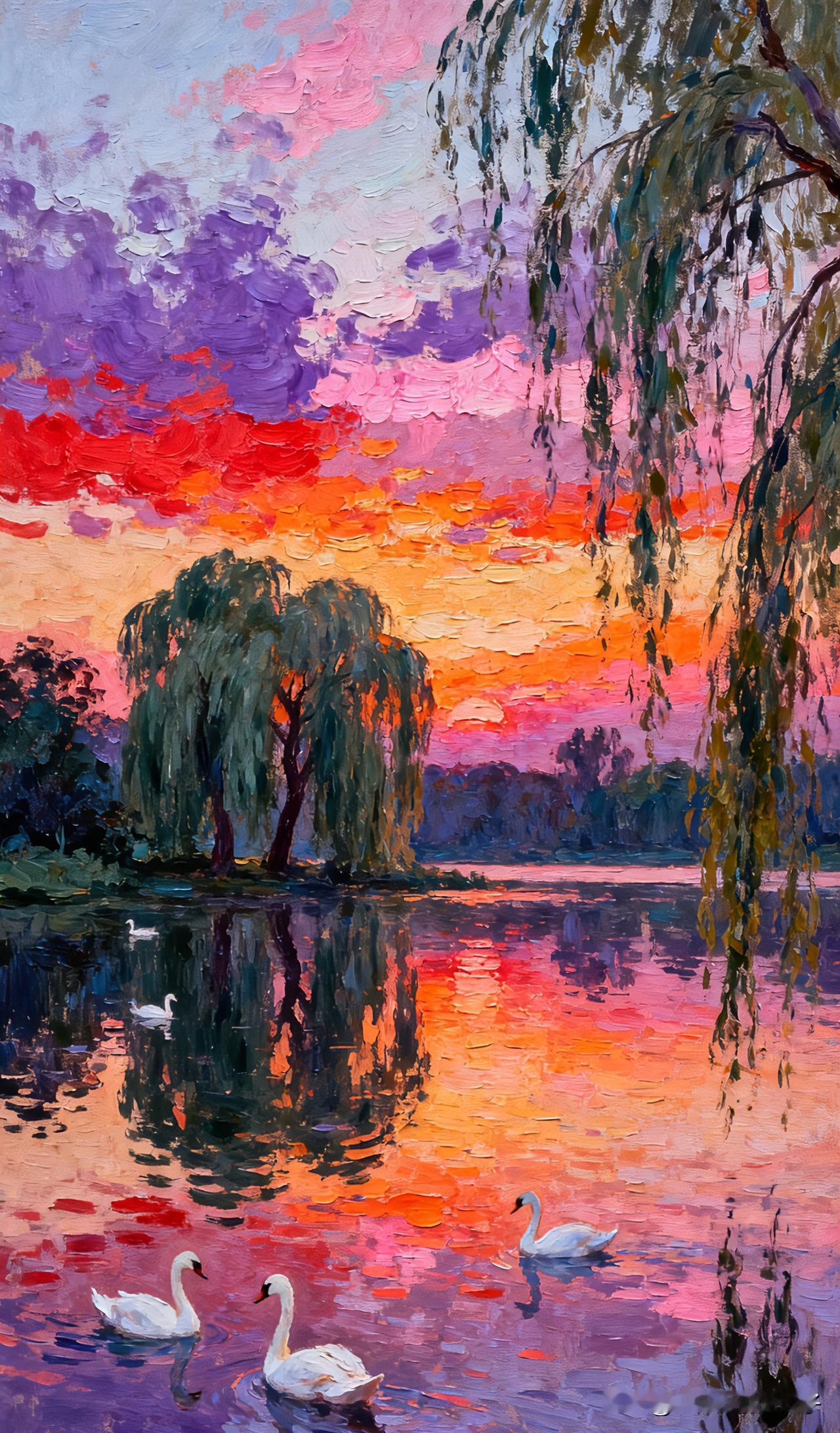 上联:梅花冷艳中绽
下联:落霞静水间铺