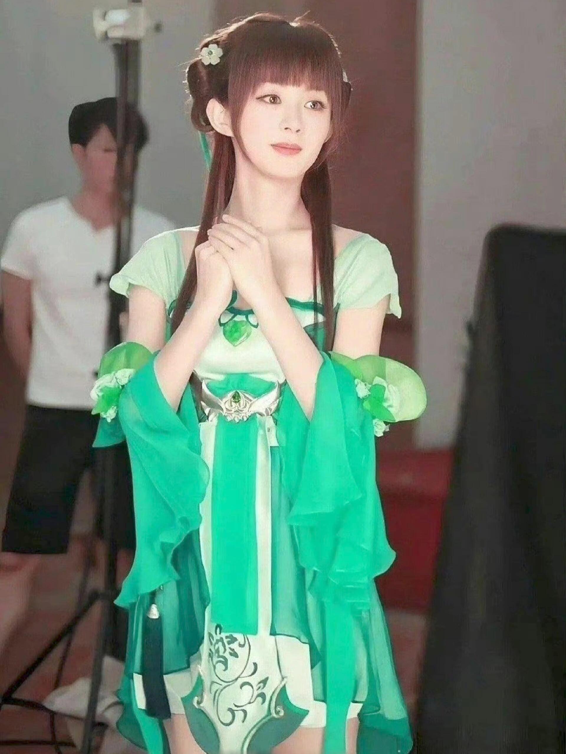 这是赵丽颖啥时候的照片 这么灵动可爱 