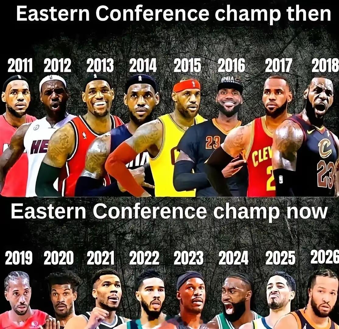 什么是真正的统治力最近16年东部总决赛告诉你！！！总决赛nba季后赛nba吐槽大