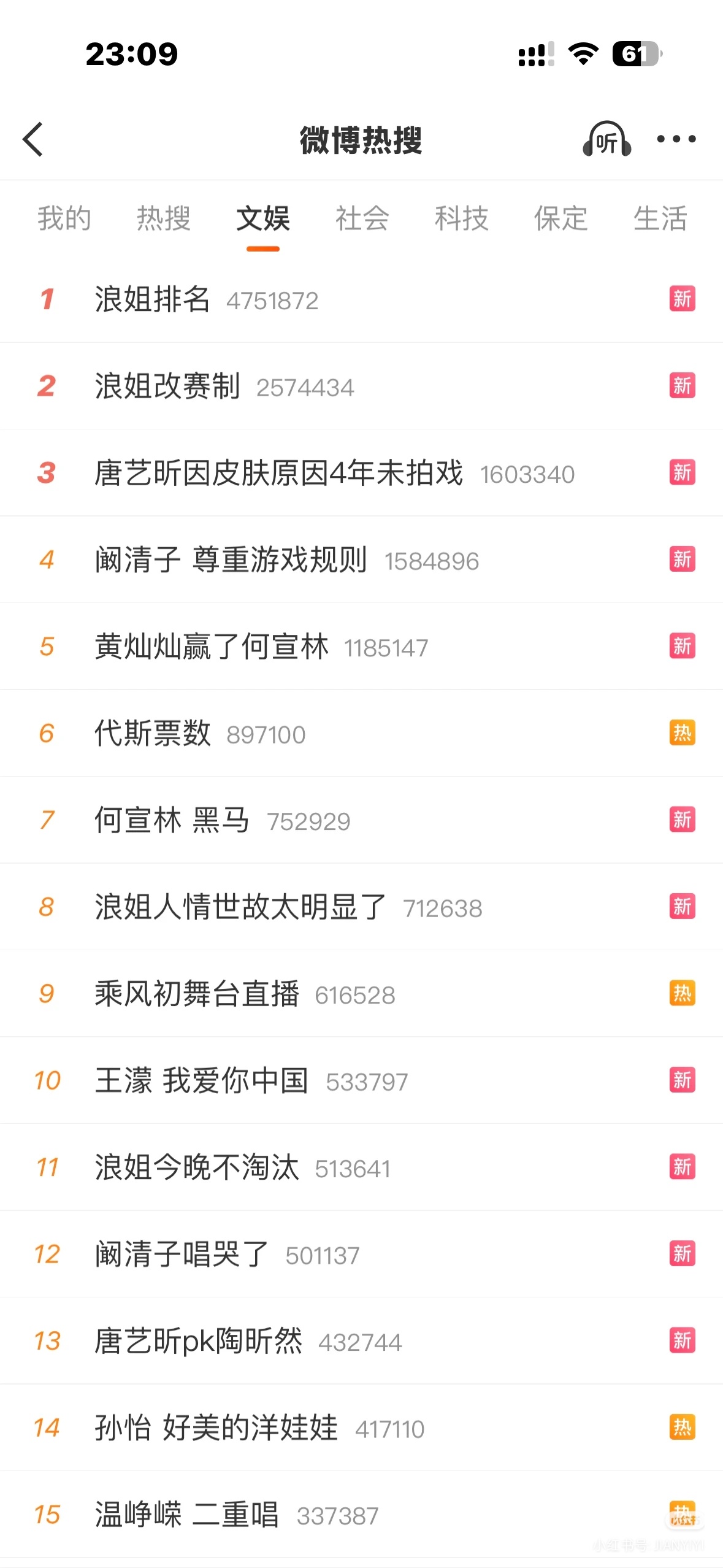 金典和浪姐分手了这热度！金典后悔了吗今年歌手可能打不过浪姐这热度哦金典有机奶梵蜜