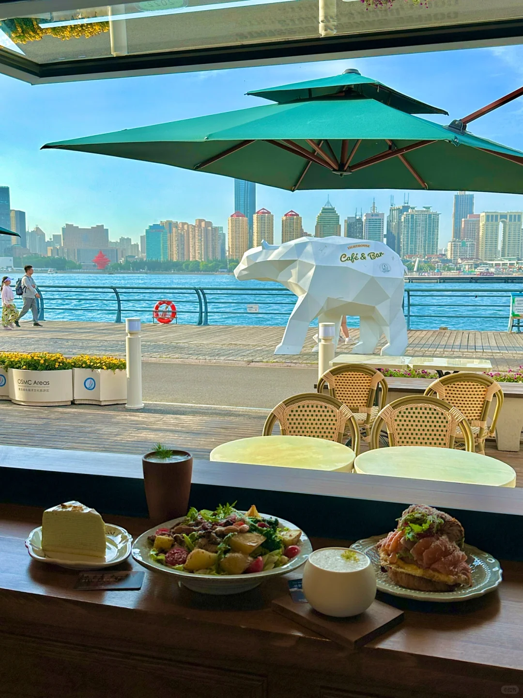 夏天来青岛这里！真的能呆一整个下午🌊🏖️🫧