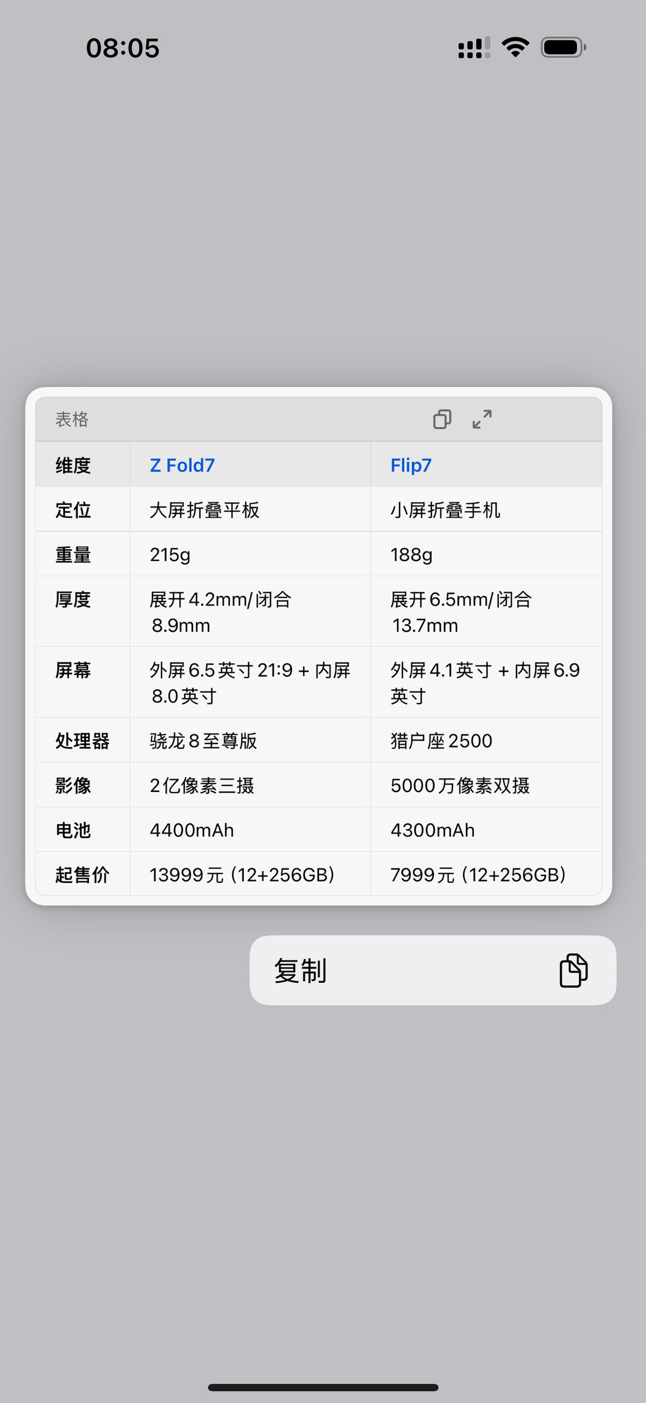 三星Z Fold7主打大屏生产力，Flip7专攻便携时尚，两款定位截然不同的折叠
