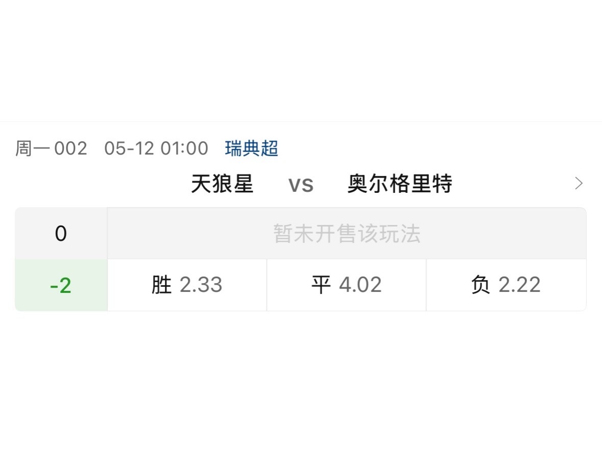 瑞典超这种联赛开不出胜平负，确实不多见。 