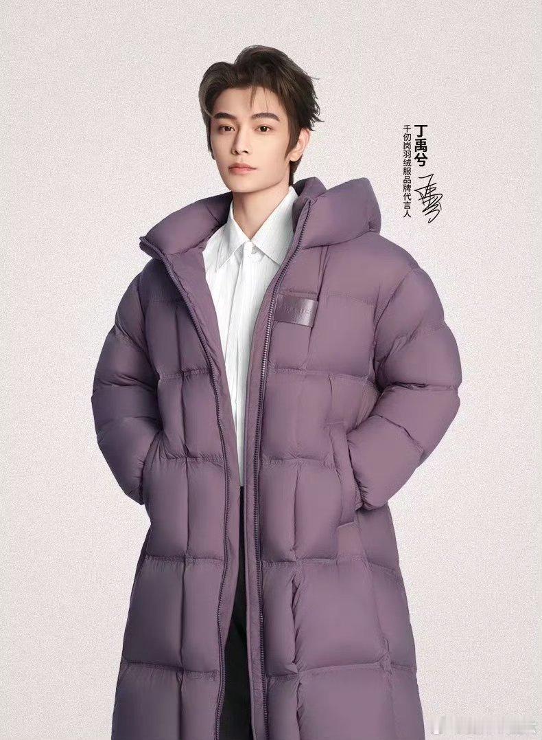 丁禹兮千仞岗羽绒服品牌代言人 dyx丁禹兮 你的名字，是我读过最短的情诗。我很喜