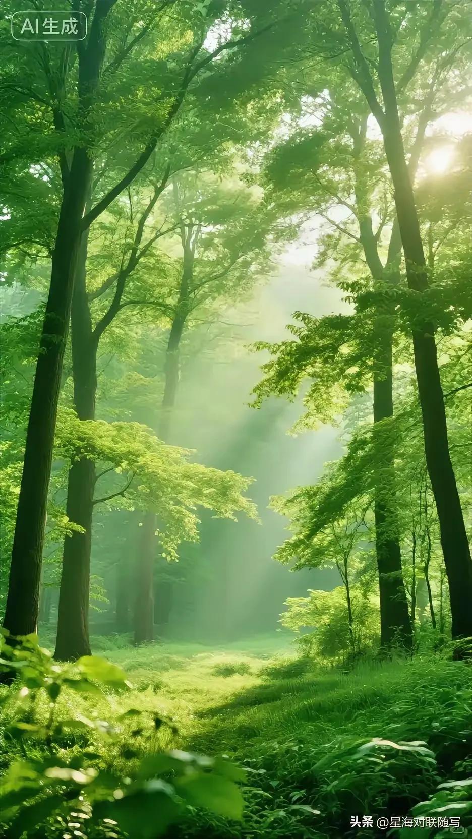 树高千丈不离土，
人老百龄守儿孙。
横批 ：《不离土与守儿孙》