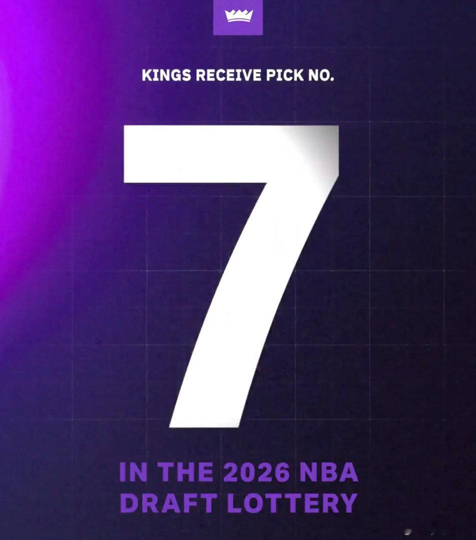 The Kings will receive the 7th overall p