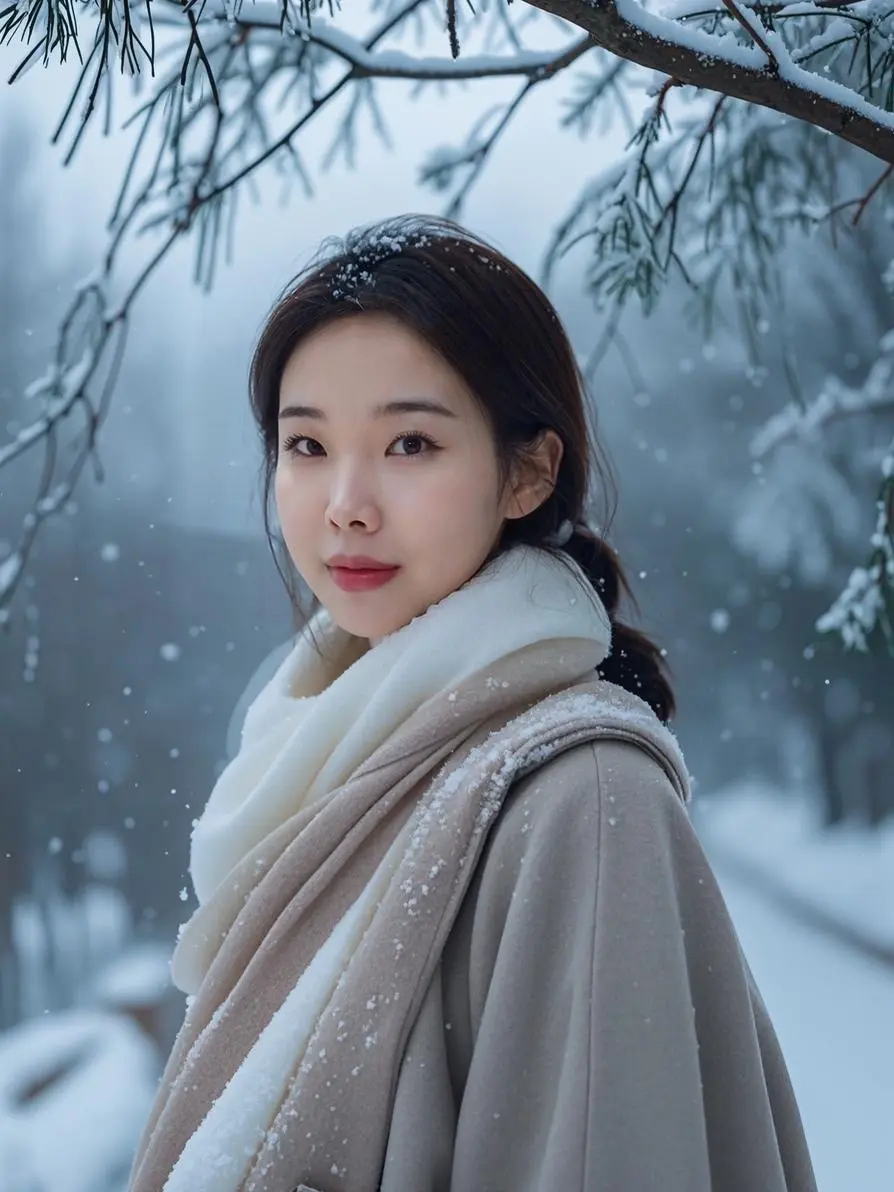 冬雪淞影 天冷了愿所有人有衣暖身有人暖心