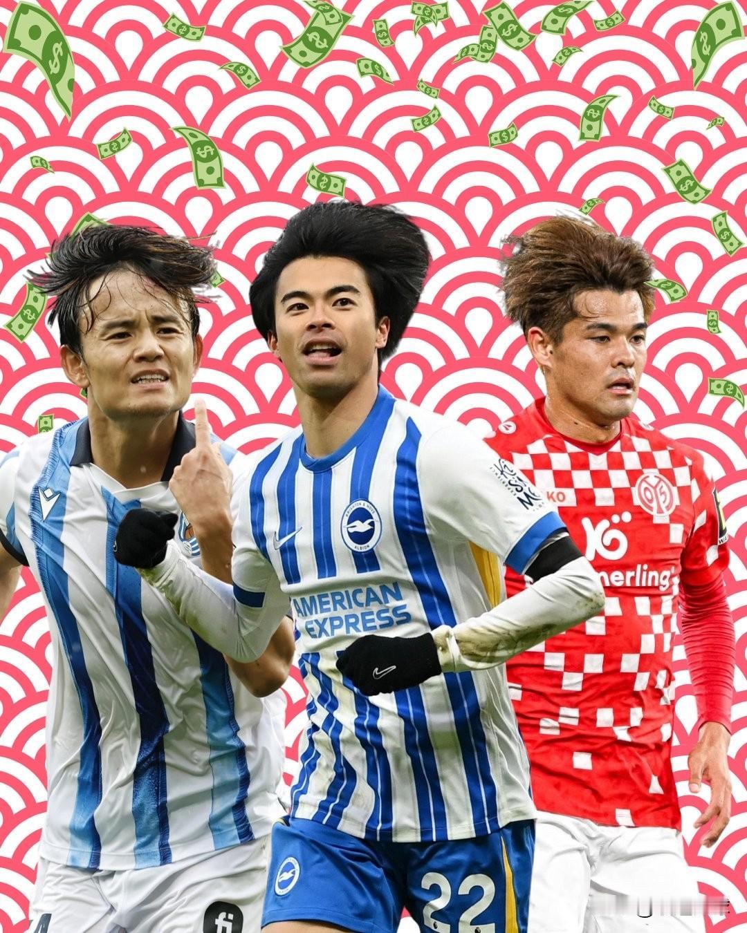 日本十大最具价值球员排名！
1、三笘薰（布莱顿 🏴󠁧󠁢󠁥󠁮󠁧󠁿）—