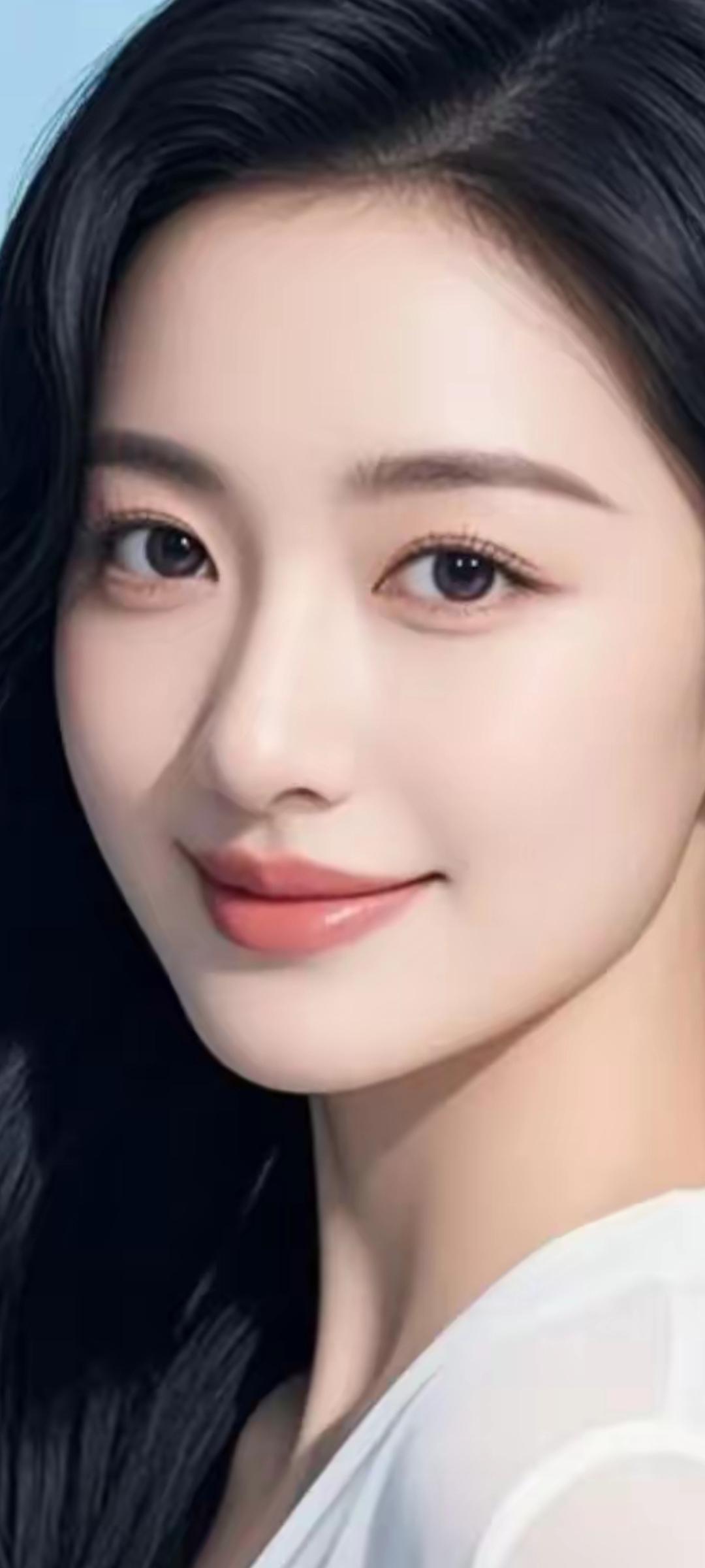 温柔甜美的微笑，散发着青春的气息！🌸💖