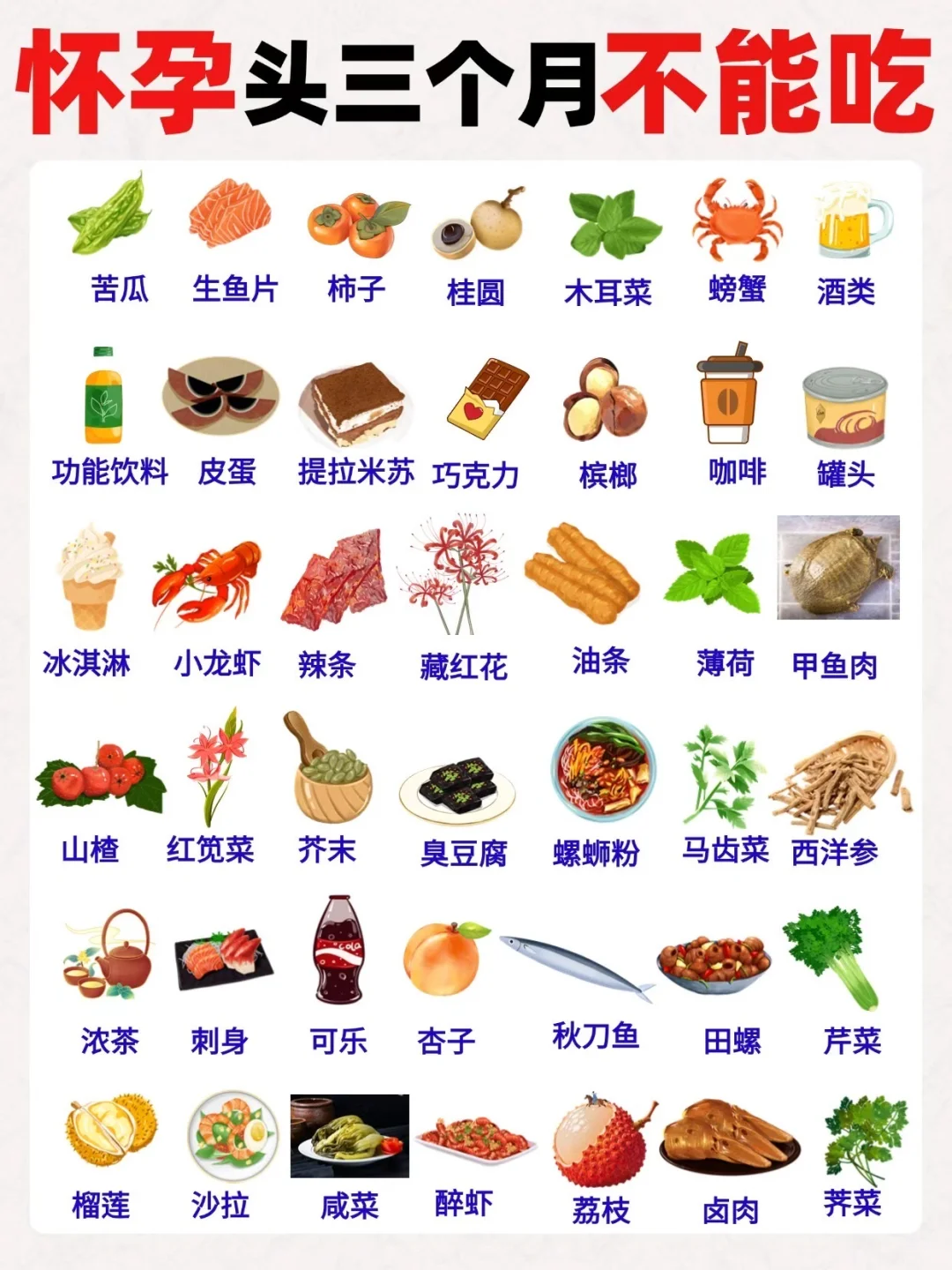 怀孕的姐妹注意啦‼️这些真的不要吃❌