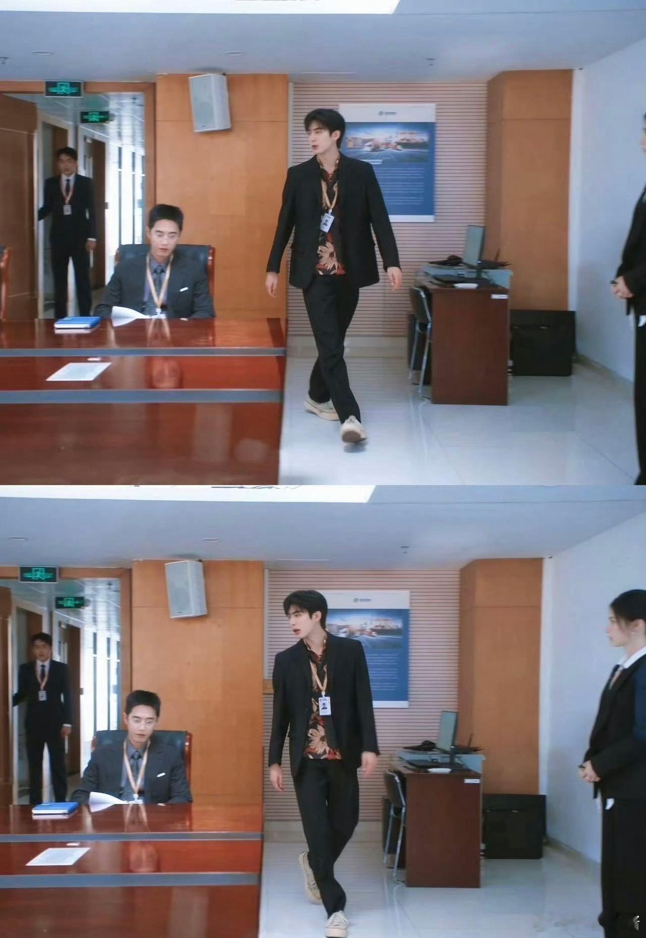 宋威龙下次我们就演这么坏的 终于等到你“坏”起来！花衬衫下的他眼神危险又迷人，这