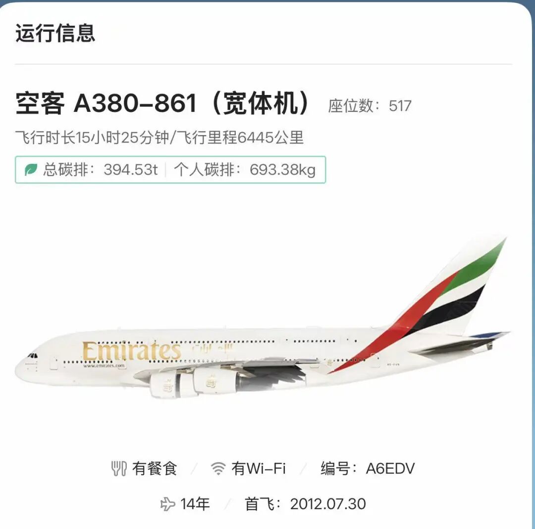 全球最大客机A380，突然备降杭州，373名乘客被困机舱超1