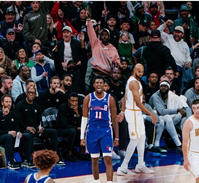 目前才21岁的爱德华兹在2024年NBA选秀落选后，于7月与费城76人队签下一份