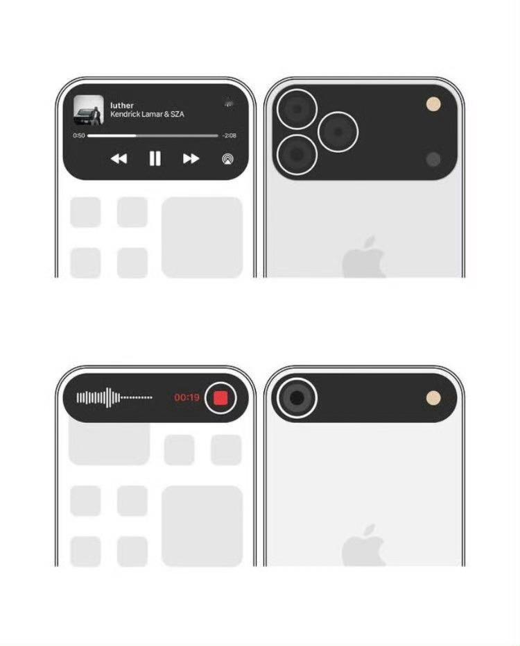 iPhone17系列的镜头设计灵感，来自于灵动岛通知别说，还真对上味了[笑cry