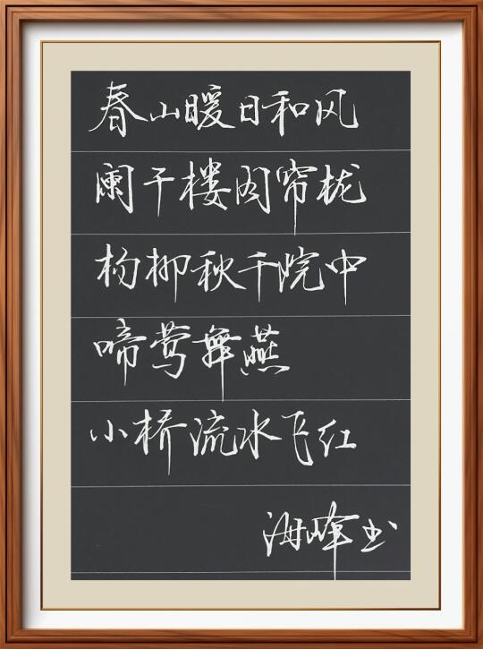 硬笔舞动之美