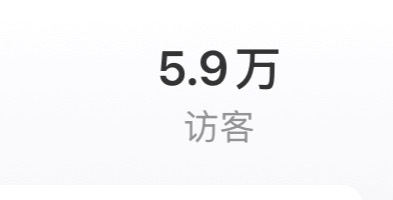 什么叫自2026年6月2日起我主页有5.9万的累计访客 