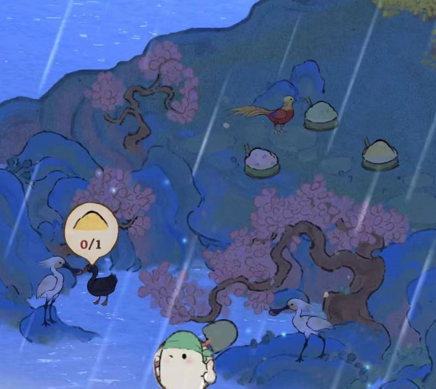 桃源深处有人家 之前没有管过这几只鸟现在一管发现它们吃得好多