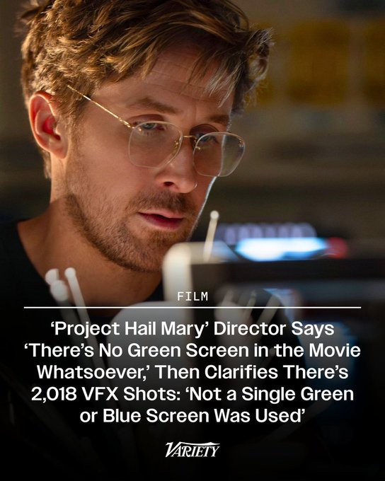 据介绍，科幻大片《挽救计划》全程拒绝使用绿幕，所有飞船内部场景均为实景搭建，力求