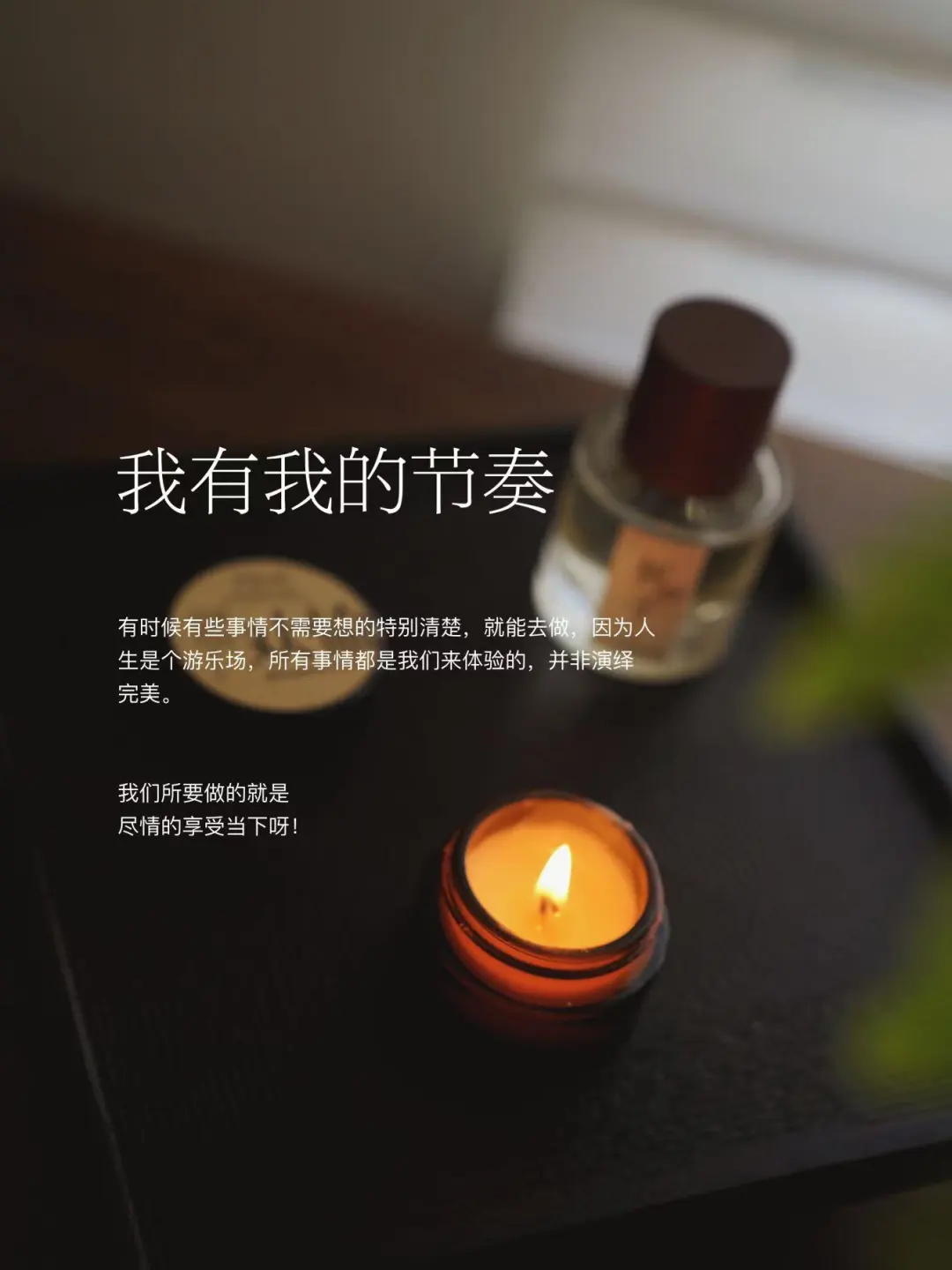 把一天划分四季，不去关注任何人，就做自己