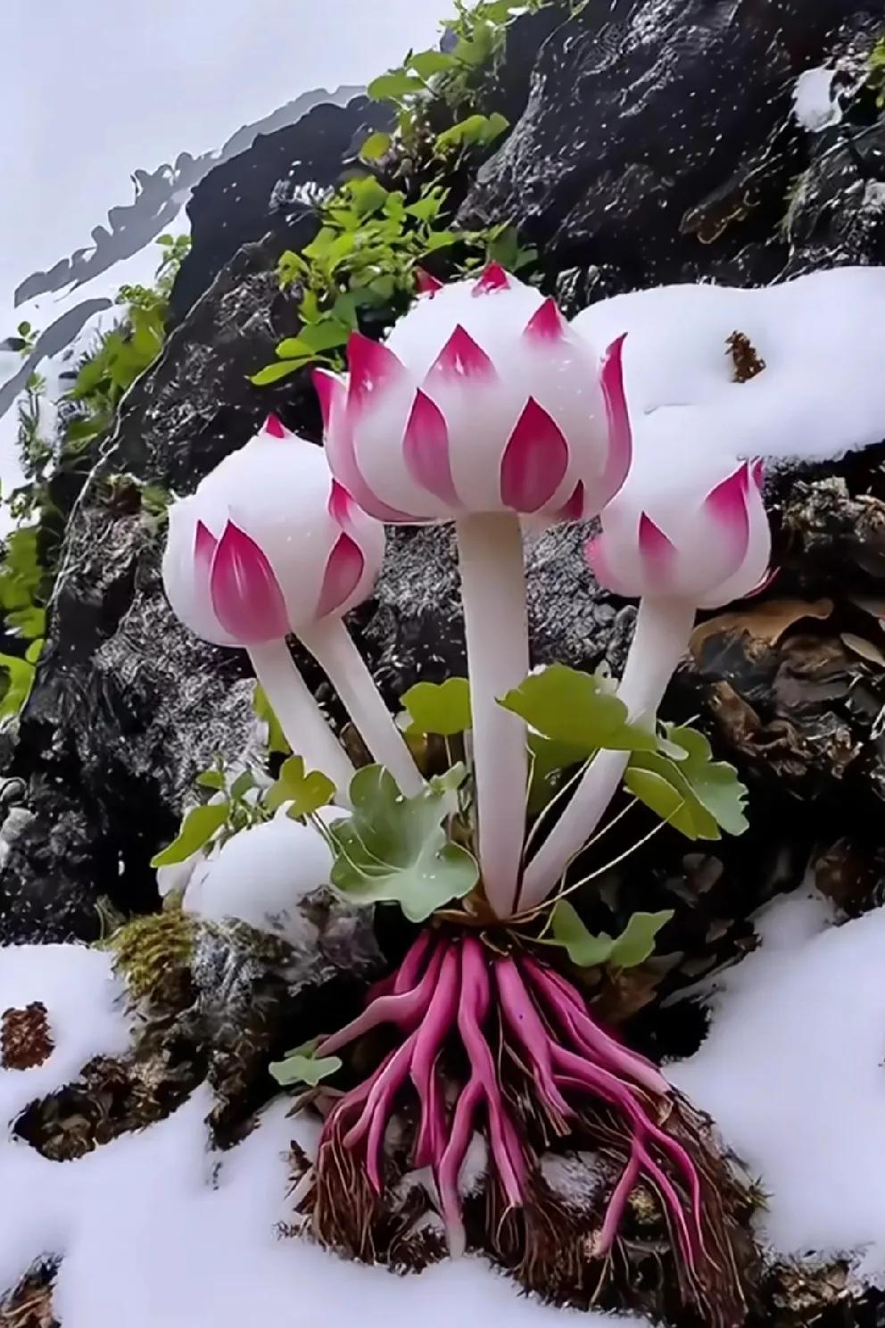 有认识这花吗？怀疑是AI合成的，你说呢。