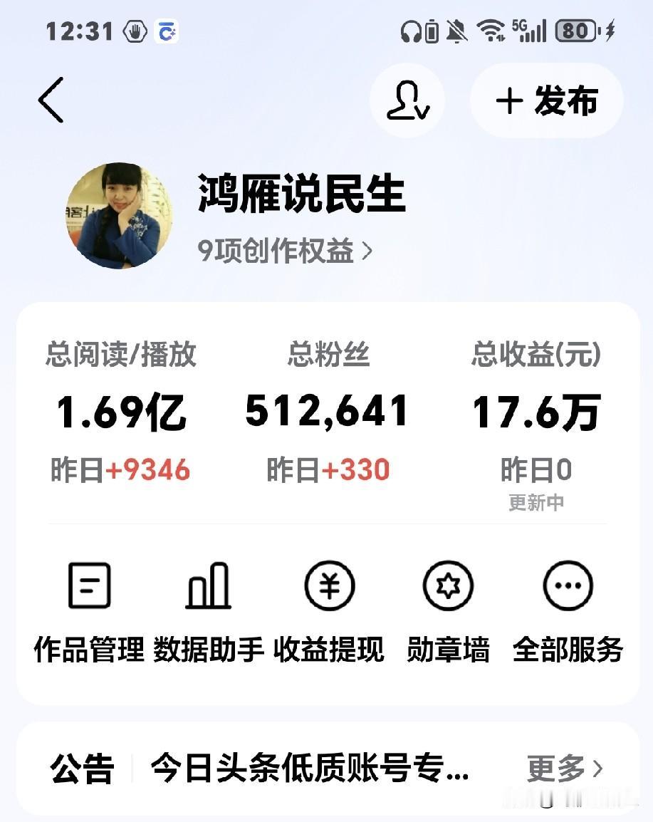 今天阅读量真不高，但是涨粉330个，谢谢你的支持和鼓励，教育一个月每天涨粉三百以