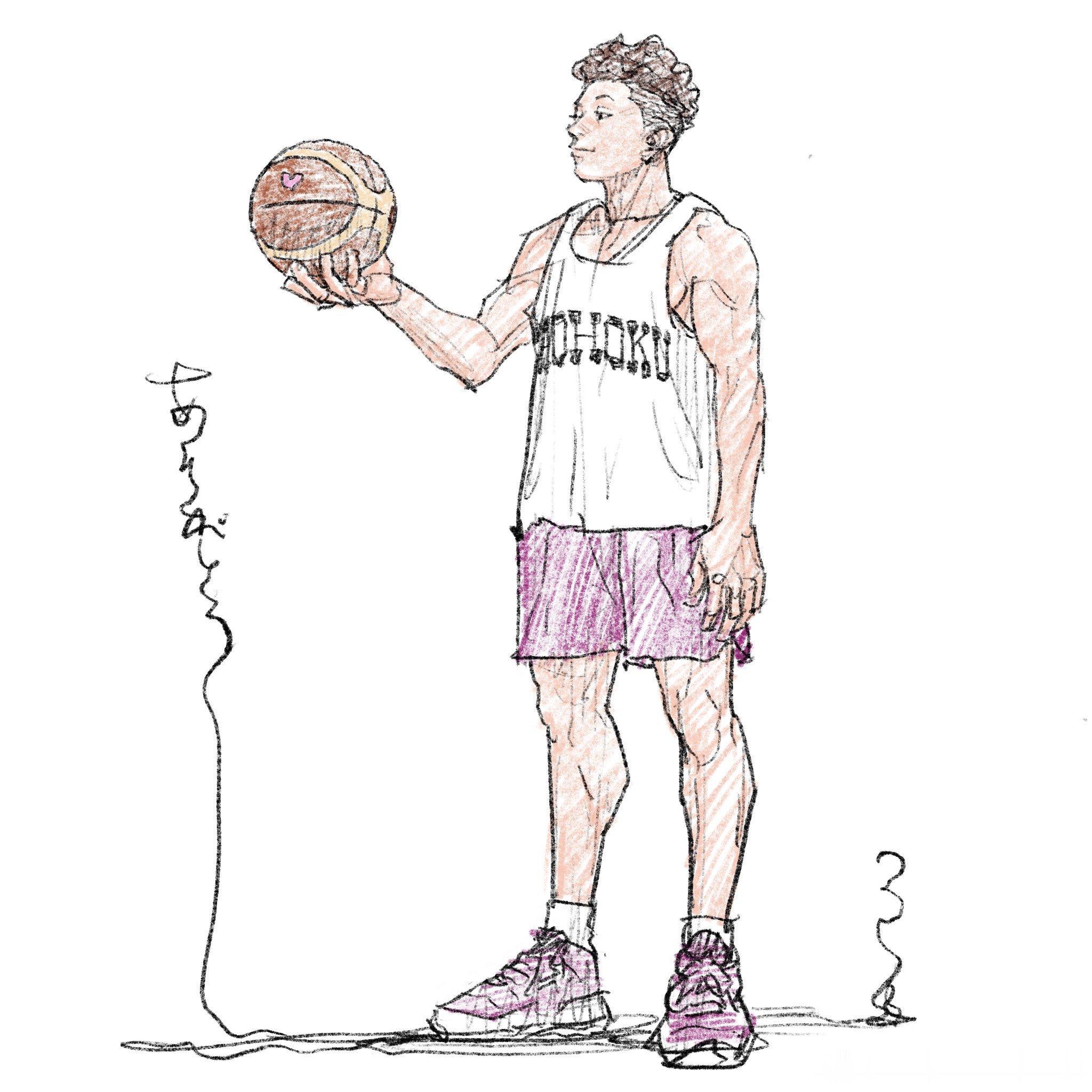灌篮高手  井上手绘宫城海报 