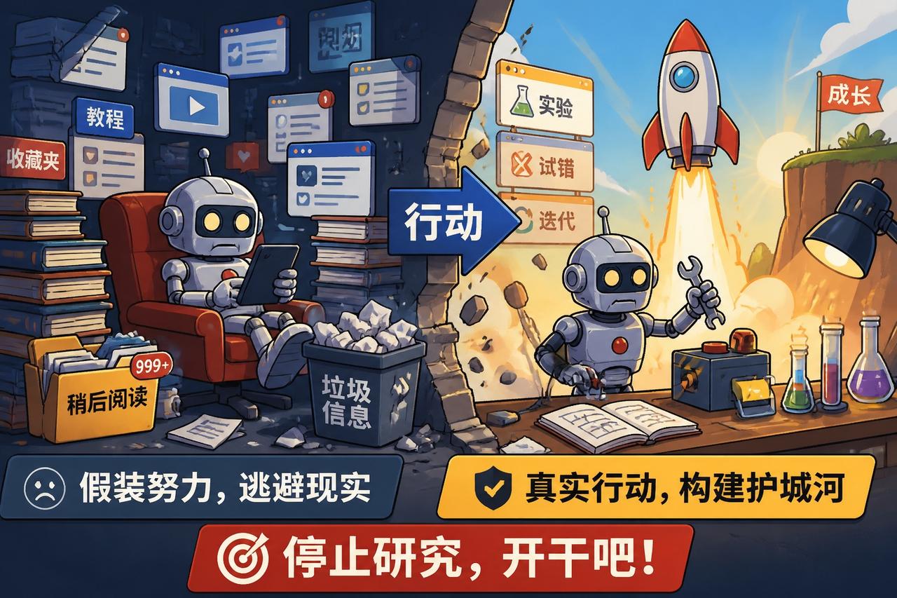 【信息超载时代的解药：把多巴胺从“获取”转向“行动”】

AI让垃圾信息呈百倍增