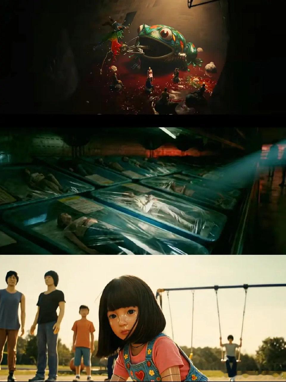 陈都灵的《今天也没变成玩偶呢》的概念图还挺鱿鱼游戏的 