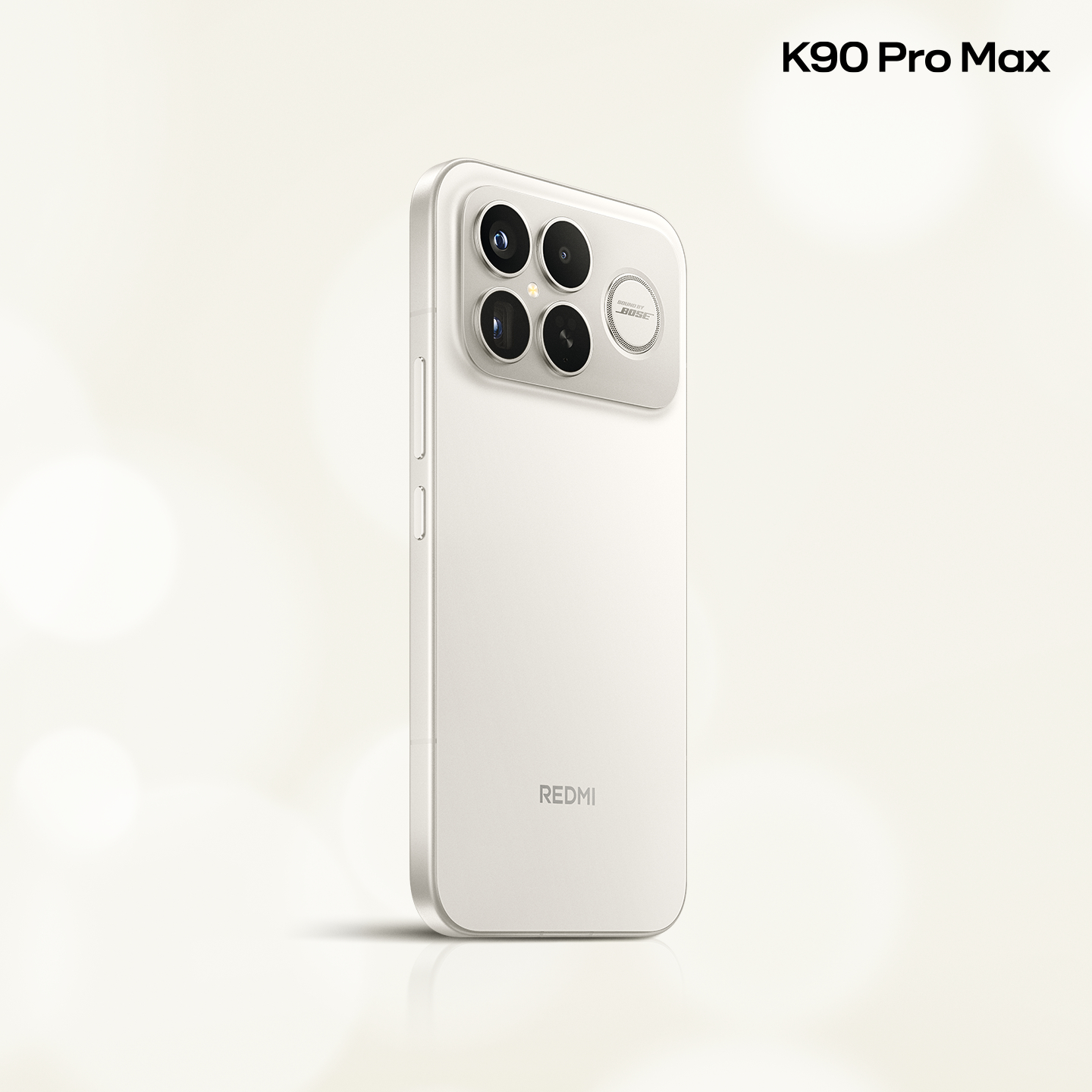 K90ProMax 外观高清图一体金属火山口相机Deco金属边框、大R角超窄边正