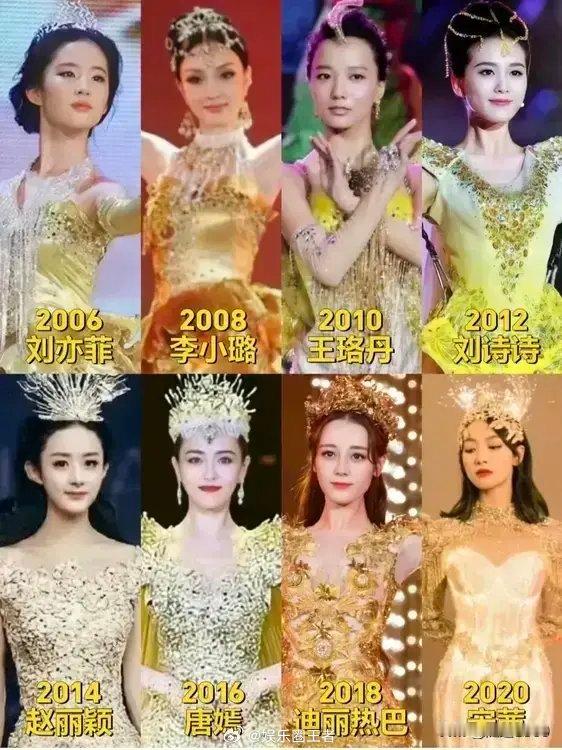 以往每一届的金鹰节都会有一个大家选出来的金鹰女神，每当金鹰节来临时大家都会猜这次