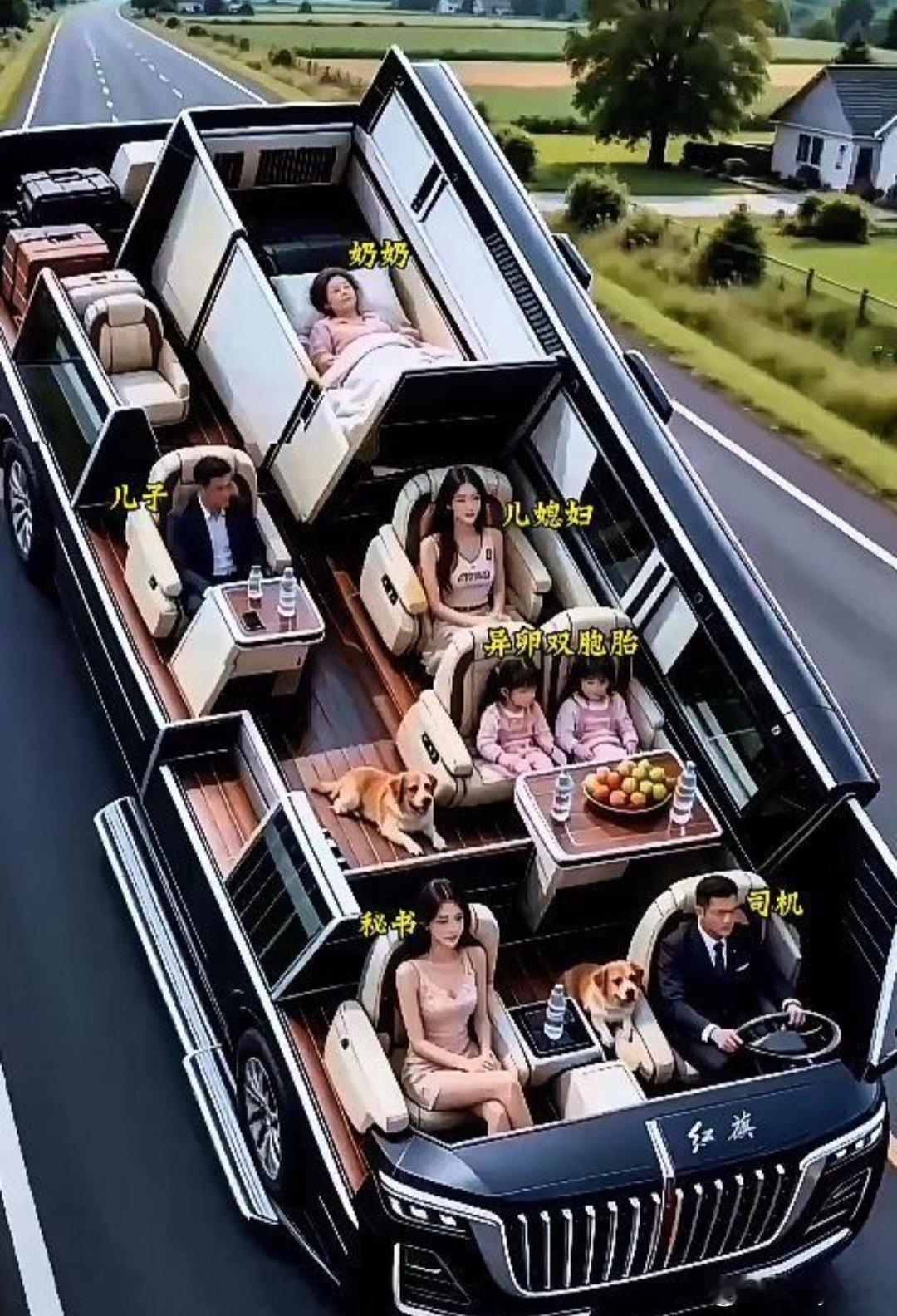 这是哪个大聪明给红旗国悦做的图，说不出来的诡异… 