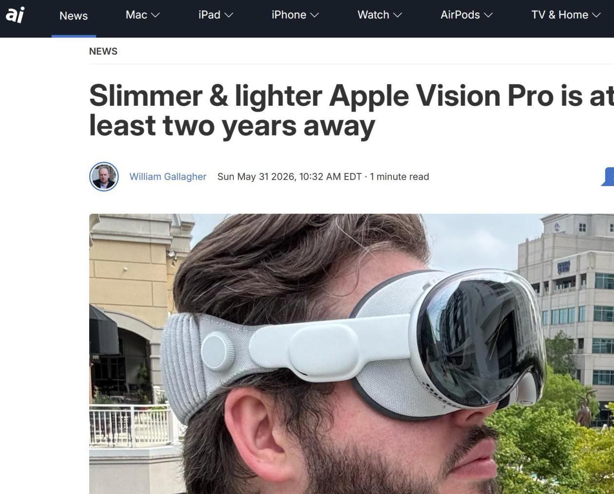 【苹果搁置VisionPro二代研发】曝下一代AppleVisionPro大幅延