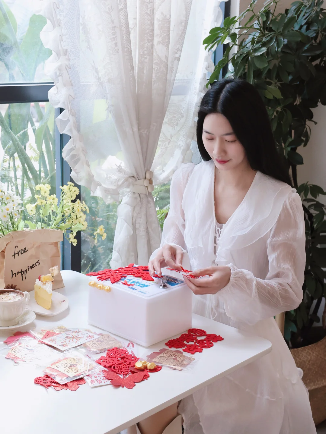 给奶箱变个年味皮肤🥳每天都被它治愈！💓
