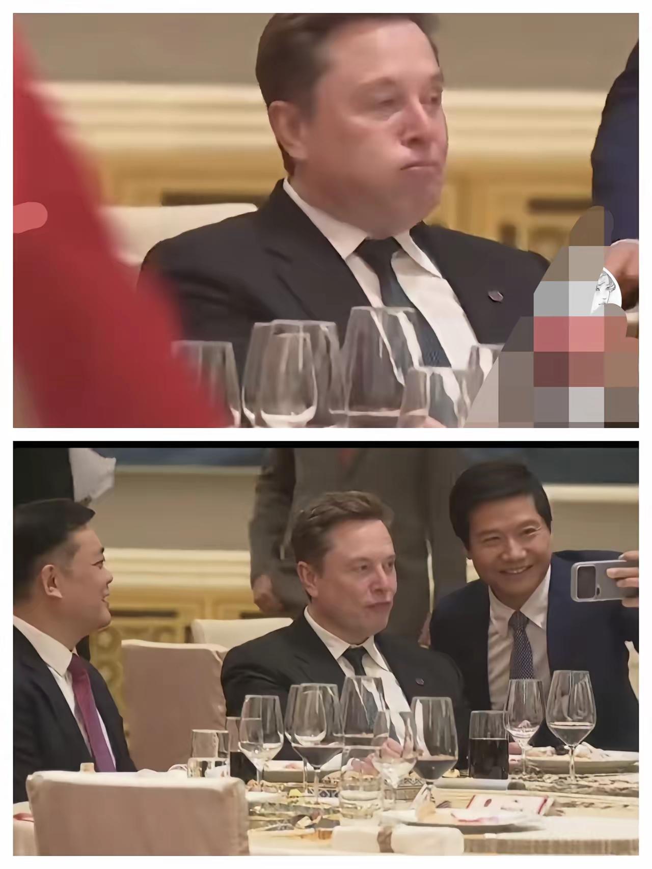 雷总的这个合影是非拍不可吗？

雷总在人民大会堂欢迎宴会上找老马合影，结果老马连
