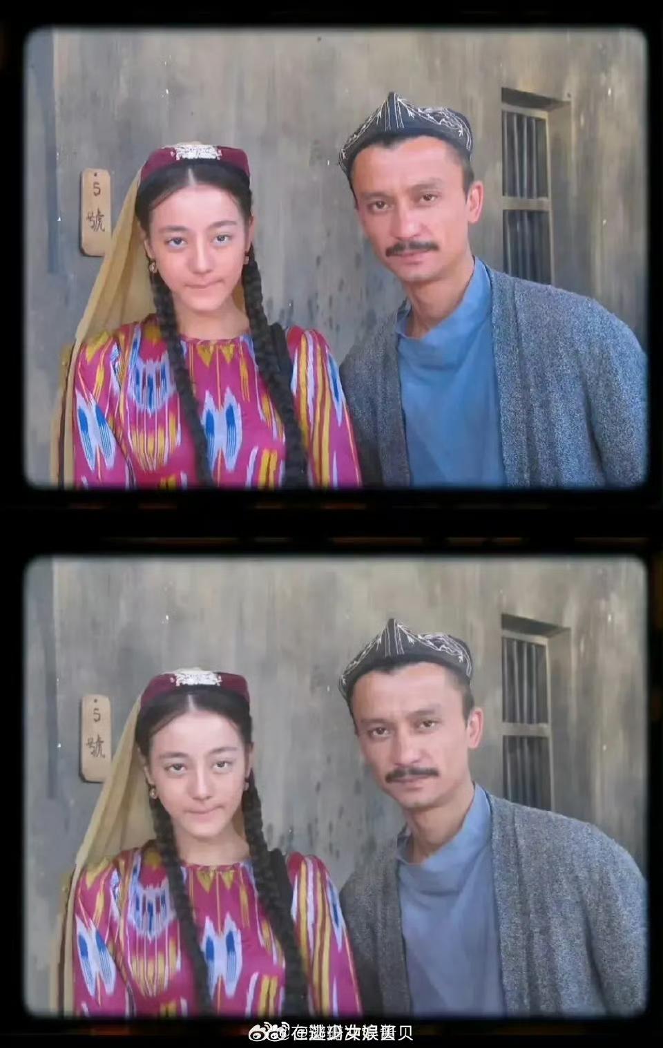 15岁的迪丽热巴。 ​​​