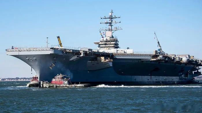 【美国又一航母失火】△美国海军“艾森豪威尔”号航空母舰（资料图）综合美国全国广播