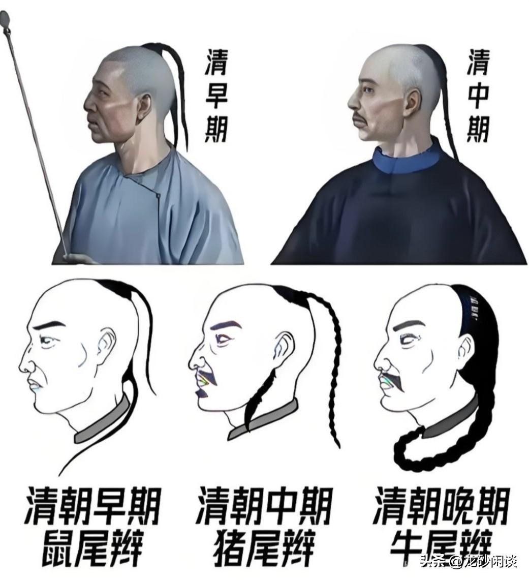 这就是我们老祖宗在清朝时的男性发型，可以看出在清晚期尤其是太平天国运动以后，随着