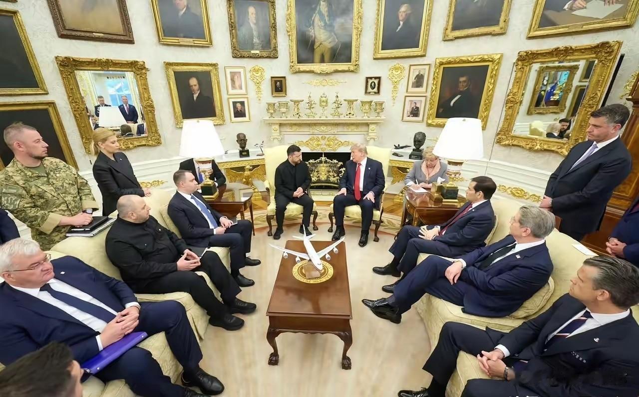 乌克兰总统泽连斯基再次访问美国，见到了美国总统特朗普。国务卿卢比奥、财政部长贝森